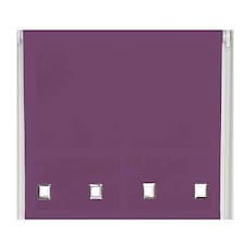 80cm Aubergine Square Eyelet Edge Roller Blind Purple | Purple
