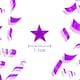 image 3 of 4 pk Purple Star Confetti (14g each)