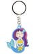 image 2 of Pack of 6 Mermaid Design Keychains