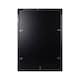 image 2 of Modern and Stylish Black Veneer Wood Effect A3 Plastic Frame for Wall Hanging | Black | L