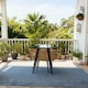 image 3 of Valena Patio Garden Bistro Set 3 Piece Rattan Outdoor Furniture Table & Chairs