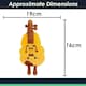 image 2 of Violin Soft Toy Cute Plushie Huggable Cuddly Stuffed Toy 16cm Yellow