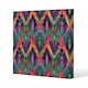 image 1 of Abstract ethnic ikat pattern (Canvas Print) 90 x 90 x 4cm