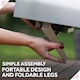 image 8 of George Foreman GFWPPO1SSPC Pizza Oven Stainless Steel 12" Wood Pellet with Paddle & Carry Bag