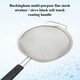 image 4 of Buckingham Stainless Steel Fine Mesh Sieve Strainer 25 cm Soft Touch Handle
