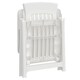 image 4 of Outdoor Foldable Plastic Garden Chair Patio Furniture With Adjustable Back | White | White One Set