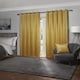 image 4 of Metro Thermal Blackout Eyelet Curtains 168cm x 183cm Ochre