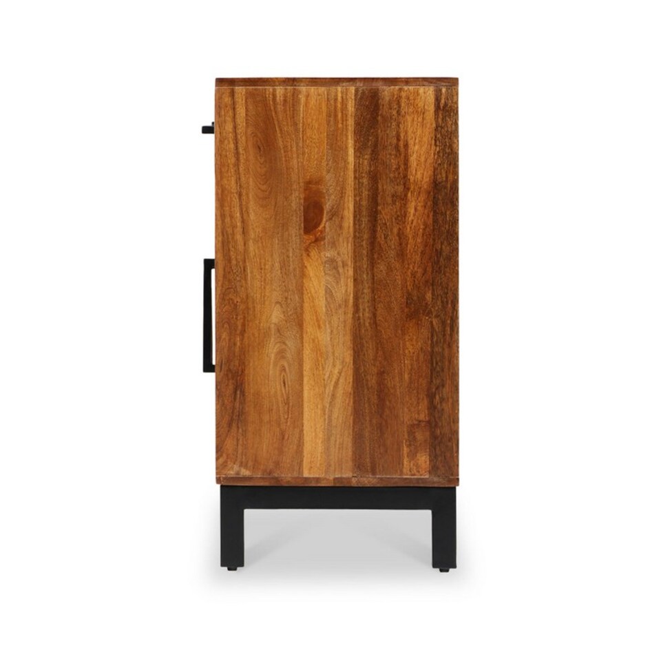 image 1 of Parquet Large 170 cm Sideboard - Mango Wood/Iron - L40 x W170 x H80 cm - PP Finish | Brown