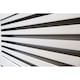 image 3 of JSH Radiator Cover White Horizontal Slat Wood MDF - Medium - 112cm (W) x 81.5cm (H) x 19cm (D) | White