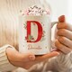 image 6 of Personalised Christmas Initial Mug