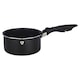 image 9 of Aluminium Induction Stackable Space Saving Pots Frying Pan Set Detachable Handle | Black | Matt Black- 4 Pcs Saucepans with Lid