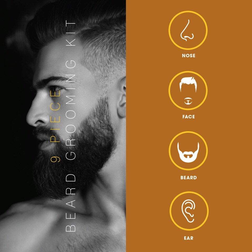 image 1 of No!No! Men's Trimmer and Grooming Kit