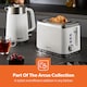 image 8 of GEEPAS 2 Slice Toaster 930W,  White Arcus