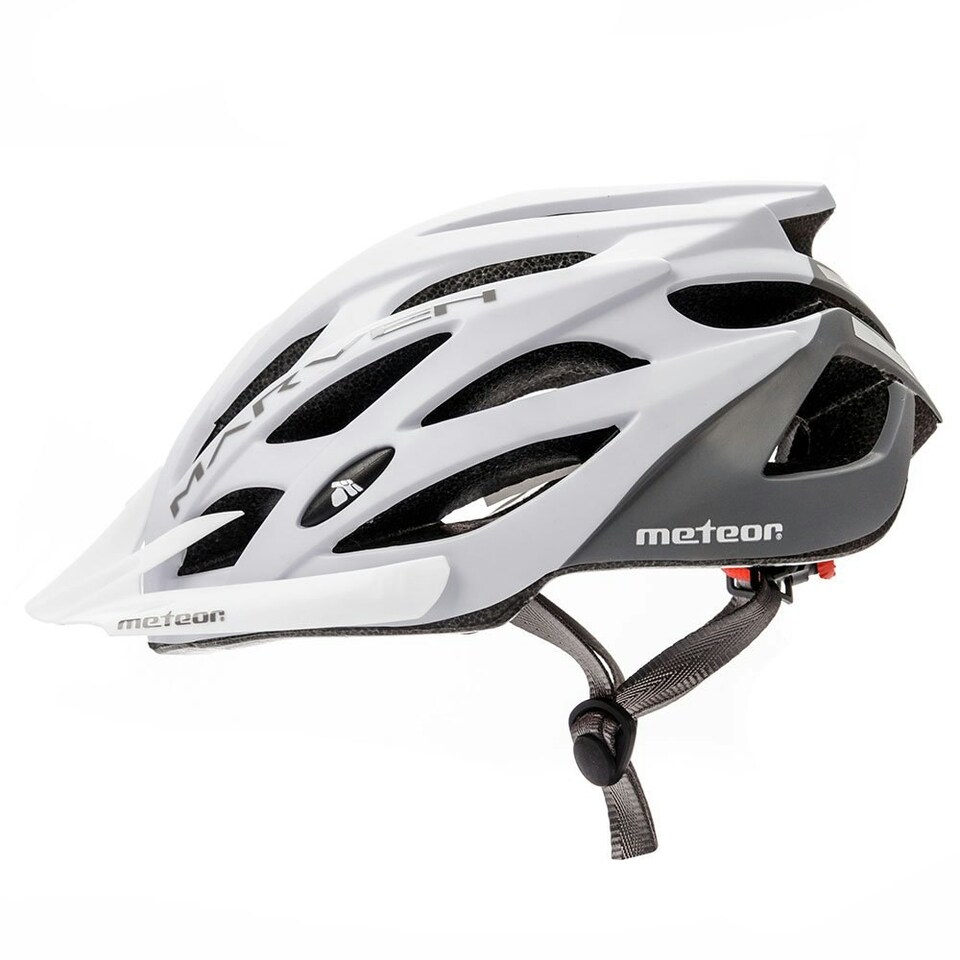 image 1 of Meteor Marven Cycle Helmet MTB Bike Skateboard Scooter Safety Gear White | White-Grey | M