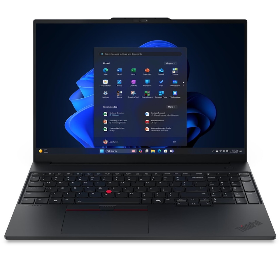 Lenovo ThinkPad E16 G3 21SR0044UK Intel Ultra 5 225U 16GB RAM 512GB SSD 16" W11P