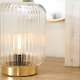 image 2 of OHS Glass Cordless Table Lamp LED Battery Operated Night Light