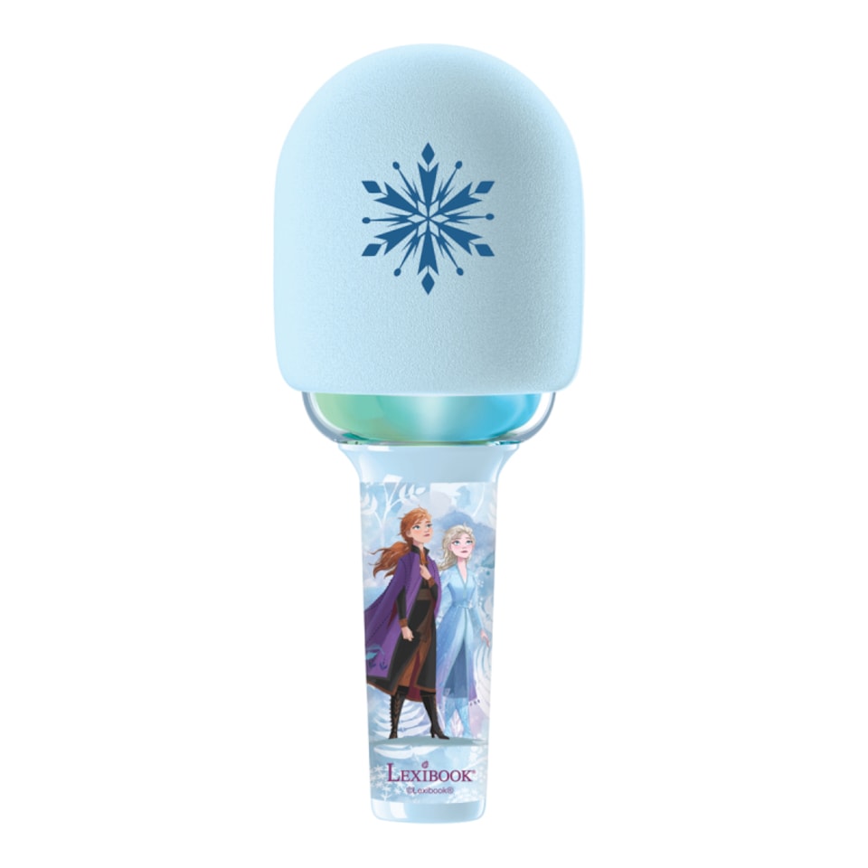 image 1 of Lexibook MIC280FZ Disney Frozen Bluetooth Wireless Karaoke Microphone with Sound and Light