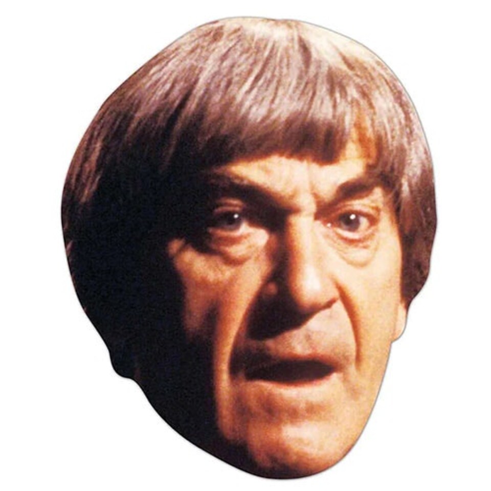 The Second Doctor Patrick Troughton Dr Who Cardboard Face Mask
