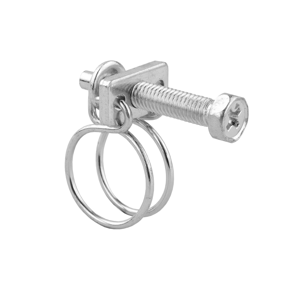 image 1 of KCT Universal 13-16mm Double Wire Clips for Hose Pipe - 10 Pack