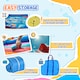 image 7 of Outsunny Kids Bouncy Castle w/ Slide Water Pool Climbing Wall & Trampoline | Multi | Blue, Yellow, Green, Red | 208H x 323L x 236Wcm