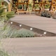 image 5 of Set of 10 - 15mm IP67 Cool White LED Decking Kit with Photocell | Chrome | Clear | 10