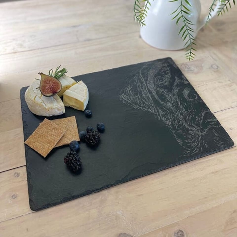 image 1 of The Just Slate Company Labrador Slate Cheese Board