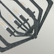 image 3 of Quoizel Vanguard Wire Frame Pendant Ceiling Light Old Black