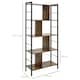 image 7 of HOMCOM Industrial Storage Shelf Bookcase Closet Floor Standing Display Rack