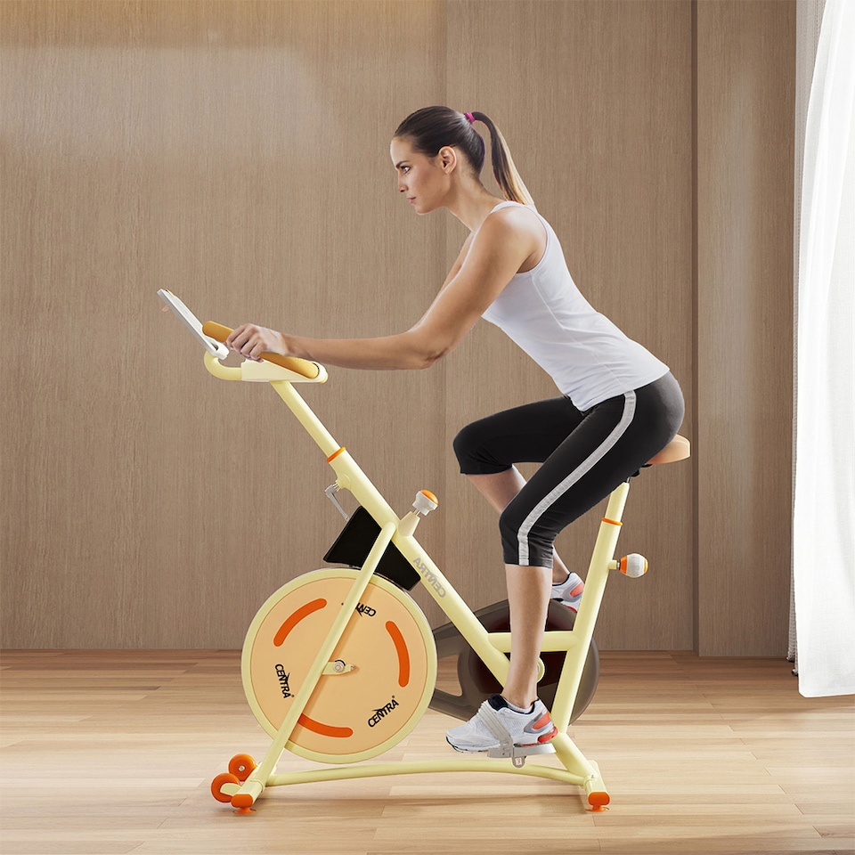 image 1 of Centra Magnetic Exercise Bike 120KG Indoor Spin Bike with LCD Display and APP