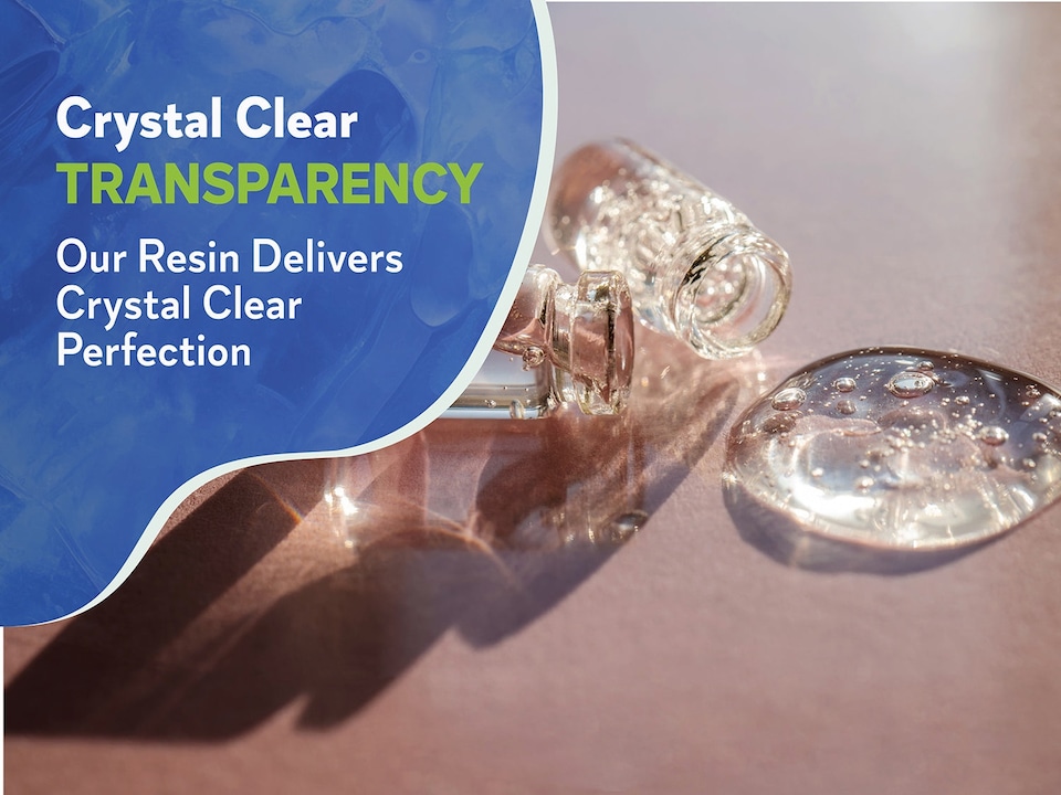 image 1 of RESIN X - Crystal Clear Epoxy Resin Kit for Arts, Crafts & DIY - Bubble-Free, High-Gloss Finish - 1L
