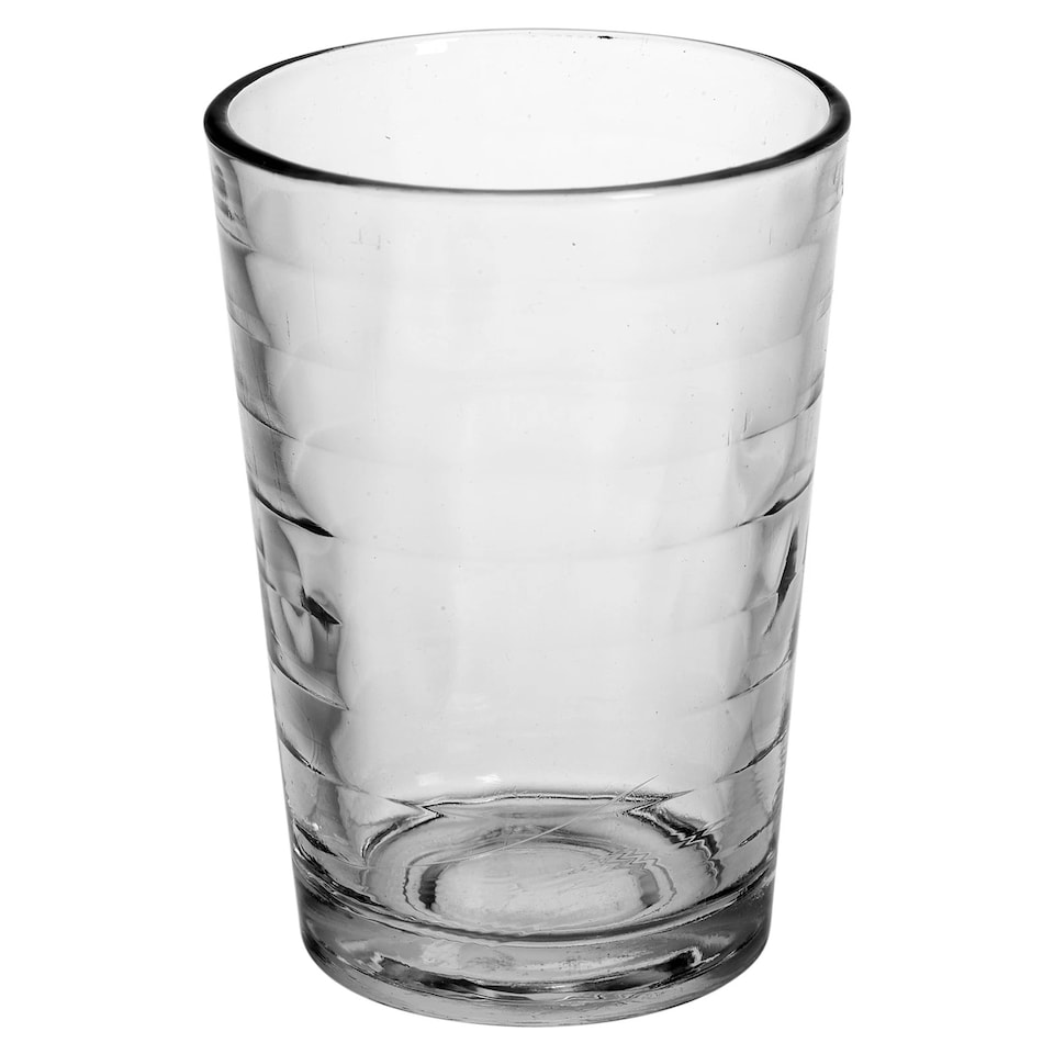 image 1 of 200ml Drinking Glasses Sets Glassware Patterned Water Cup Juice Cocktail Tumbler | Clear | Clear | Set of 12 London