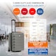 image 2 of Flight Knight Lightweight 2 Wheel ABS Hard Suitcases Cabin Carry On Hand Luggage Over 100 Airlines British Airways, Ryanair & easyJet Free Carry On 40x20x25cm Grey | Charcoal | Cabin Bag