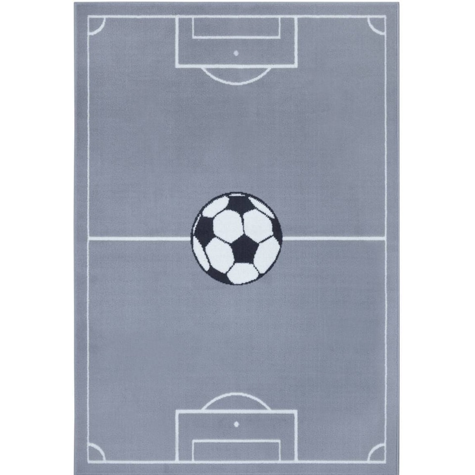 image 1 of The Rugs Short Pile Children Estadio Polypropylene Football Play Floor Rug Runner