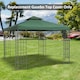 image 10 of Outsunny 3m 2 Tier Garden Gazebo Top Cover Replacement Canopy Roof