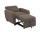 image 4 of Gibson Single Seater Manual Pull-Out Sleeper Armchair - Brown | Brown | 1