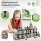 image 4 of Dekko 100pc Magnetic Tiles Building Blocks Safe Educational Toy for Kids | Multi | Nature