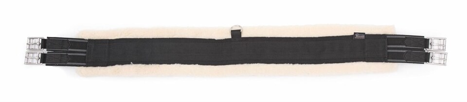 image 1 of Shires Fleece Lined Girth Brown