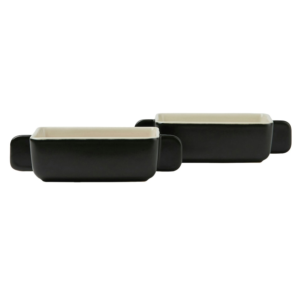 image 1 of Vinga Monte Neu Mini Casserole Dish (Pack of 2) - Black - One Size Black | One Size