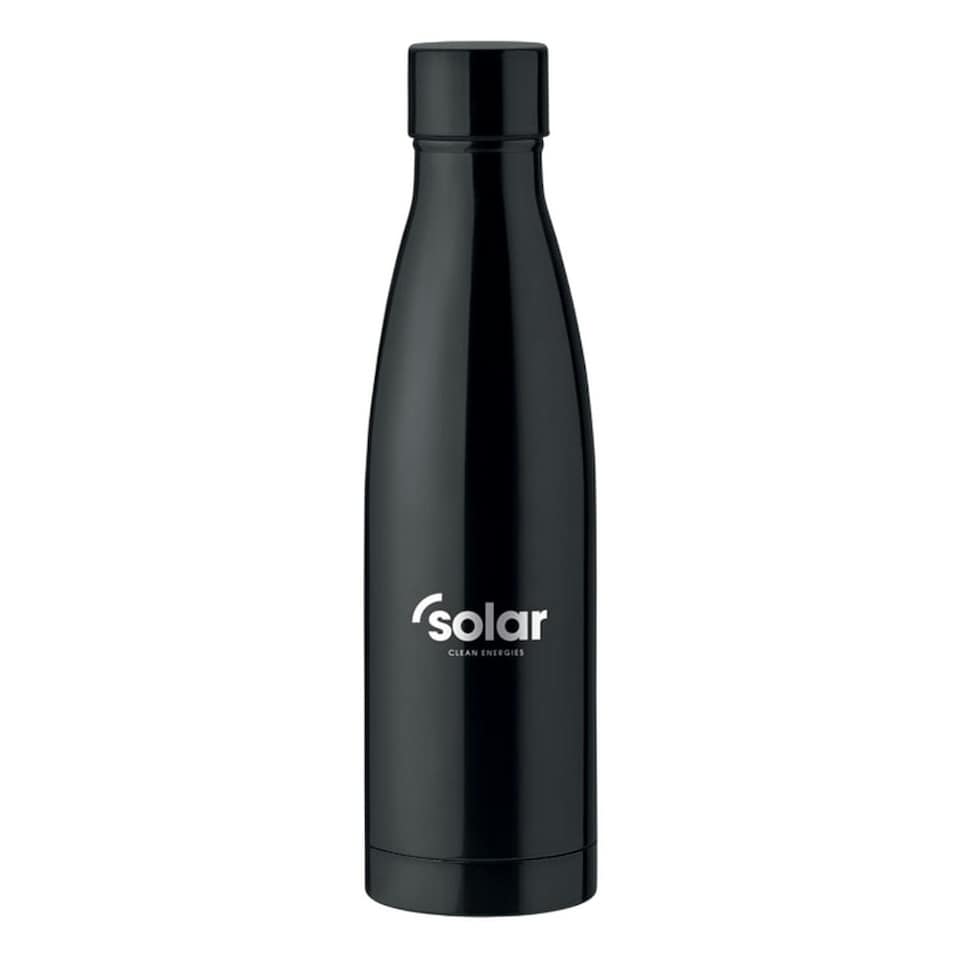image 1 of MidOcean Belo Double Wall 500ml Water Bottle - Black - One Size Black | One Size