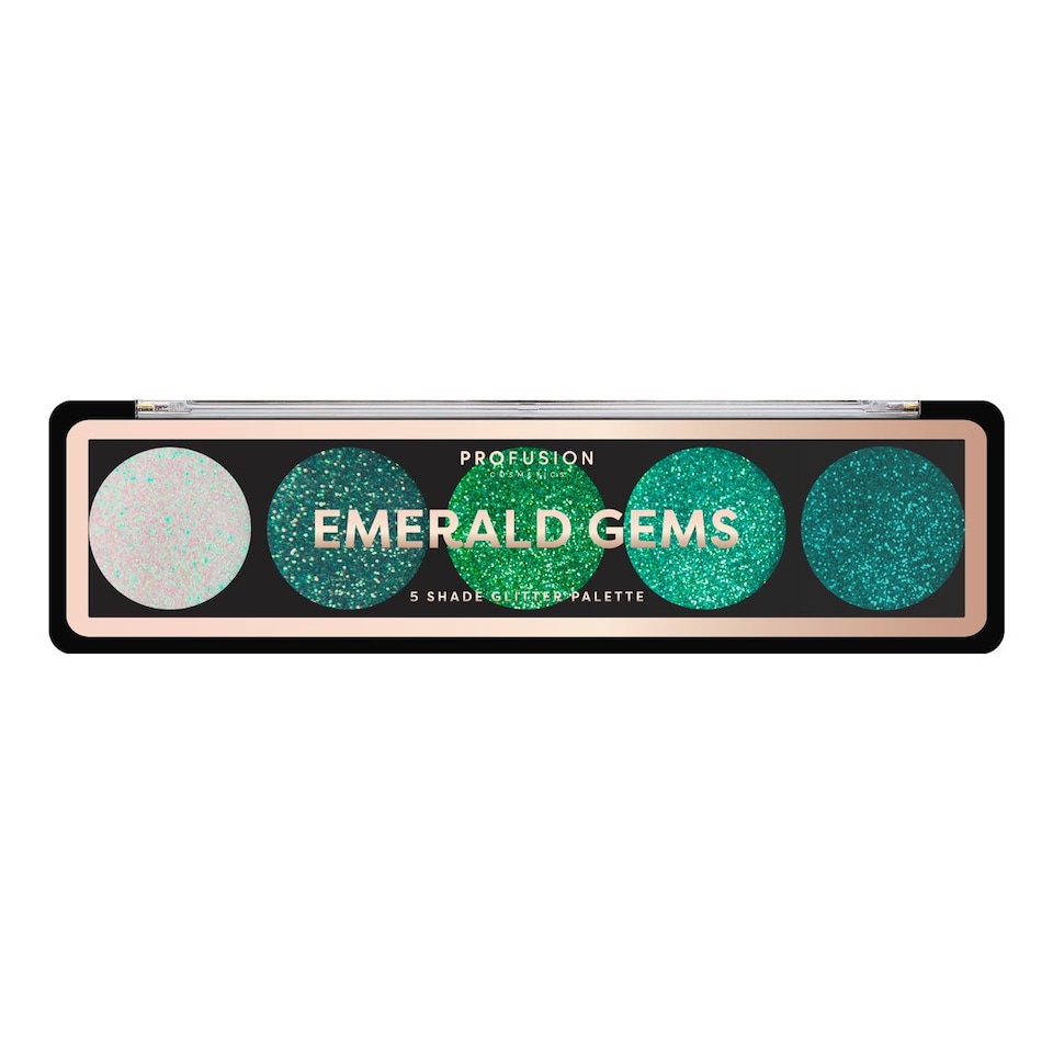 image 1 of Profusion Glitter Gems Emerald Gems | Green