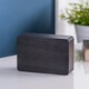 image 4 of Gingko Design Brick Click Clock Black with White LED