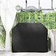 image 6 of Outsunny BBQ Cover for Rectangular Gas Grill, 420D Oxford Fabric Barbecue Covers, Waterproof UV Protection Rip-Proof, with Windproof Drawstring and Hook and Loop Fasteners, Black, 147 x 61 x 120cm