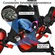 image 8 of COSTWAY 3 Wheel Golf Push Cart Folding Golf Holder Red