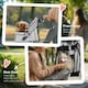 image 6 of PawHut Pet Stroller Pushchair Carrier for Cat Puppy with 3 Wheels Grey