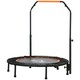 image 1 of HOMCOM 40" Foldable Mini Fitness Trampoline w/ Foam Handle, Orange