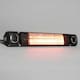 image 3 of BHS 2000W Wall Radiant Heater with Speaker, Black