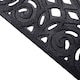 image 3 of Nicoman Victorian Style Rubber Outdoor Door Mat Black 60 x 40cm