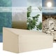 image 6 of Outsunny 3 Seater Rain Cover Garden Sofa Chair Bench Protector 218x111x101cm White