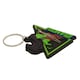 image 2 of Guardians Of The Galaxy Gamora Keyring - Black/Green/Red - One Size