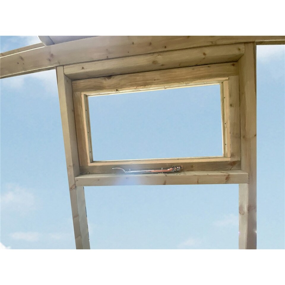 image 1 of 4 X 8 Pressure Treated Tongue And Groove Greenhouse - Super Strength Framing - Rim Lock - 4mm Toughened Glass + Bench + Free Install (4' x 8' / 4ft x 8ft) (4x8)